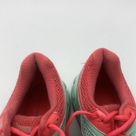 Womens Size 7.5 Asics Gel Kayano 21 Running Training Shoes Mint Green Hot Pink - Picture 9 of 9